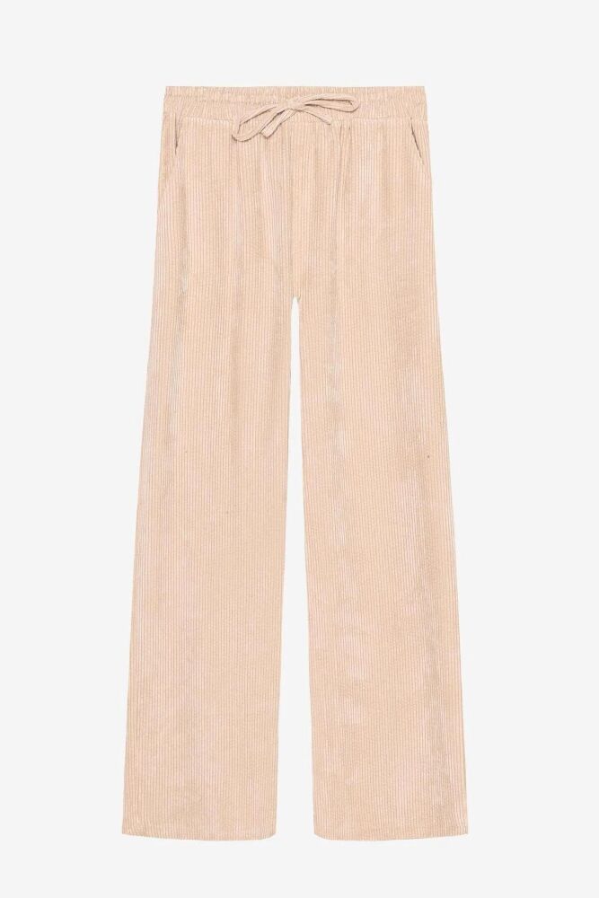 Quzu Beli Lastikli Kadın Pantolon
