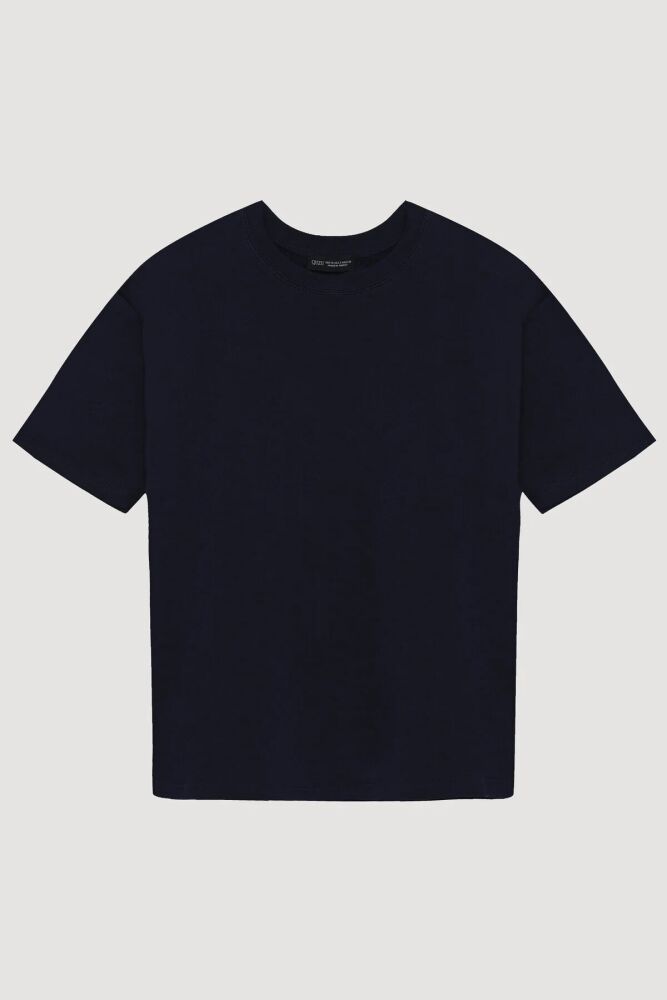 Quzu Bisiklet Yaka Düz Kadın T-shirt 25YTSH00186