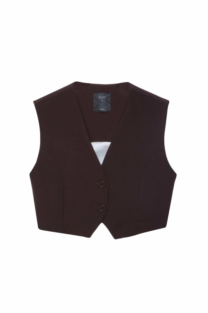 Quzu Blazer Kadın Yelek - 1