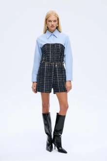 Quzu Gömlek Detaylı Tulum - Quzu