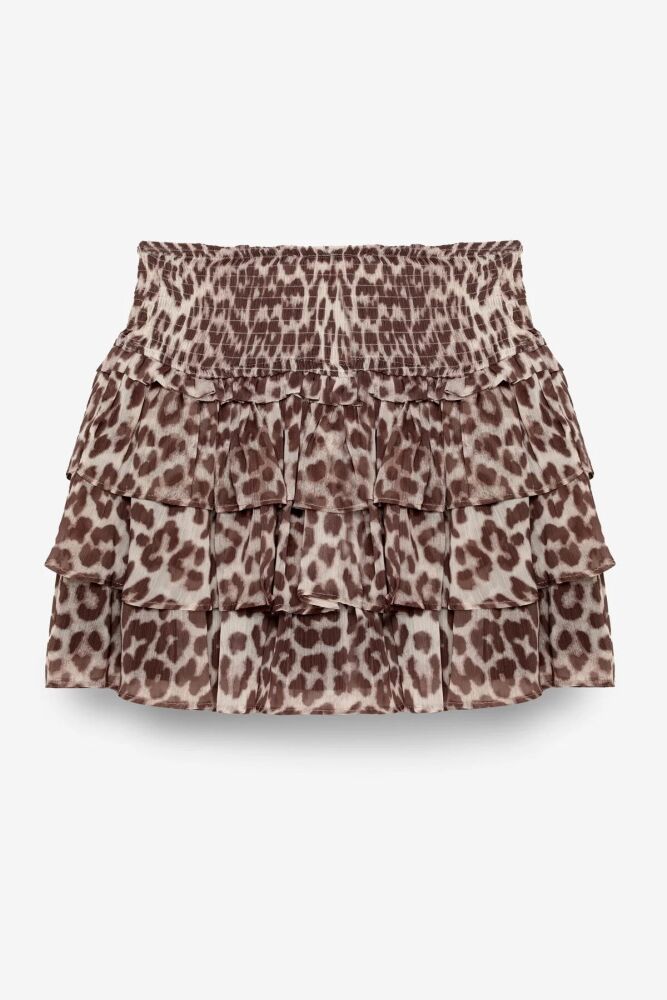 Quzu Katmanlı Mini Etek (1)