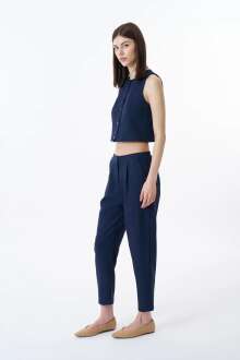 Quzu Kemer Detaylı Kadın Pantolon - 3