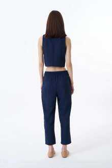 Quzu Kemer Detaylı Kadın Pantolon - 5