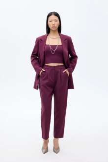 Quzu Kemer Detaylı Kadın Pantolon 