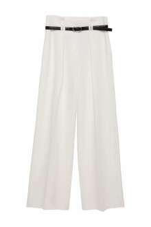 Quzu Kemer Detaylı Kadın Pantolon - 2