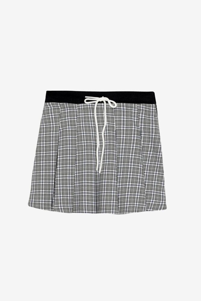 Quzu Kontrast Bel Detaylı Etek 26KETK00783 (1)