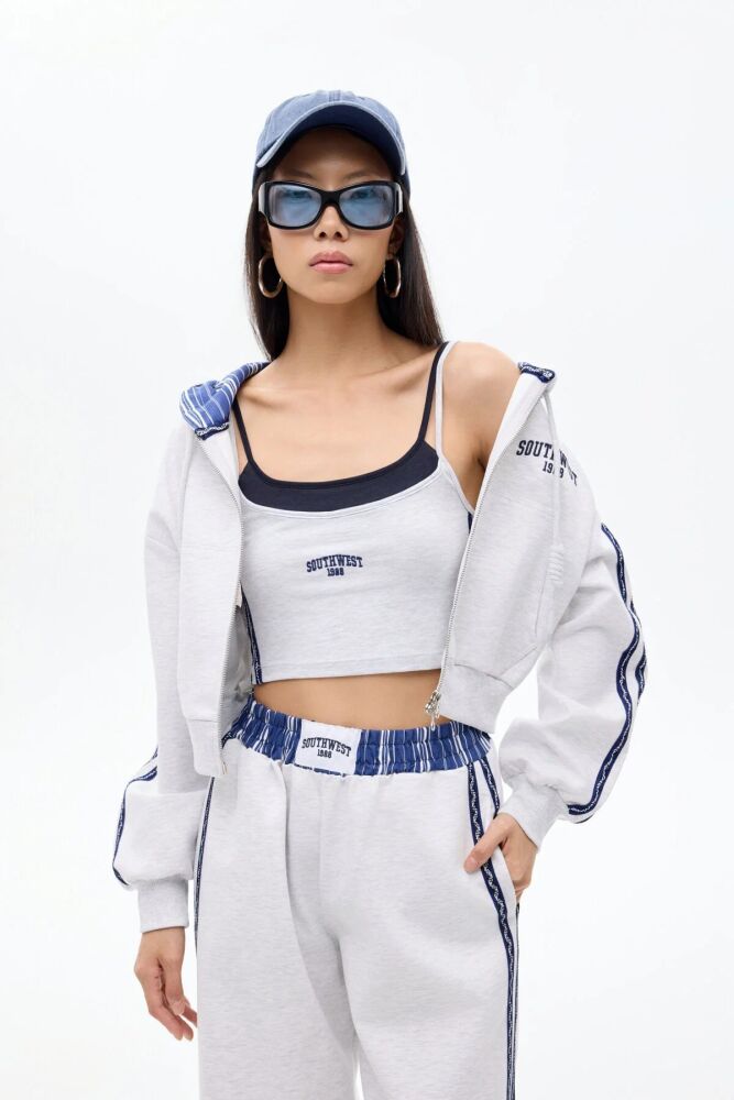 Quzu Kumaş Matchli Kadın Sweatshirt