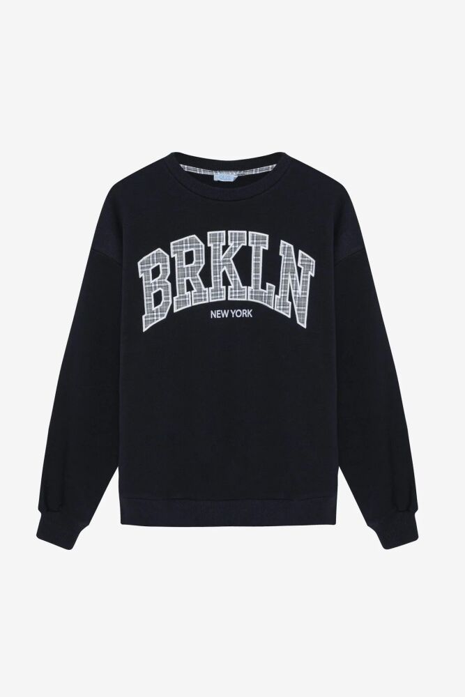 Quzu Nakış Detaylı Kadın Sweatshirt 26KSWT00757
