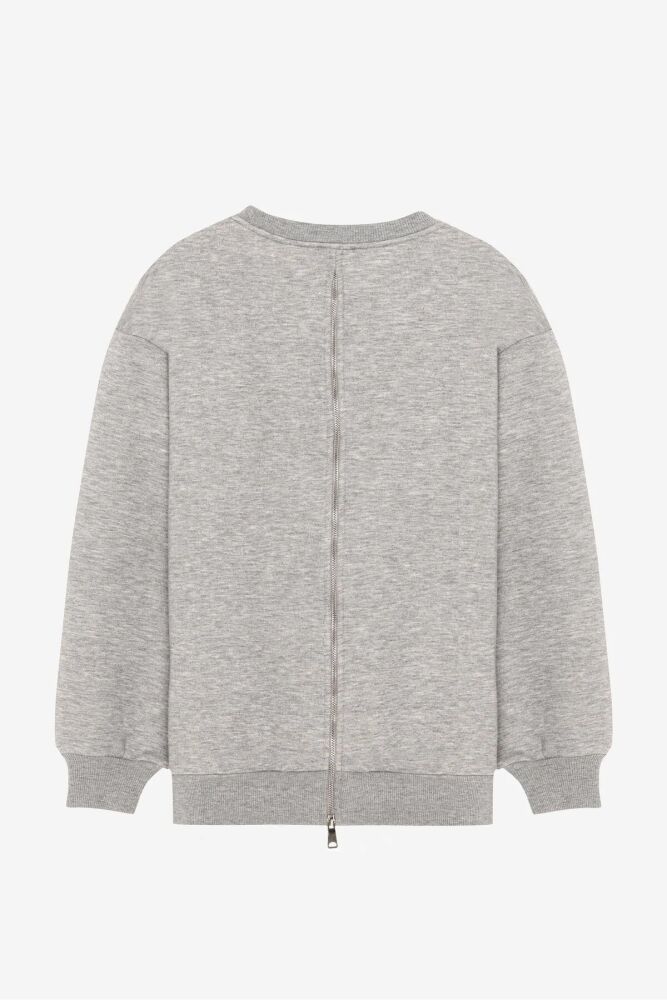 Quzu Nakış Detaylı Kadın Sweatshirt - 2