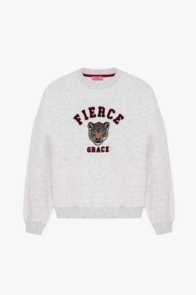 Quzu Nakış Detaylı Kadın Sweatshirt