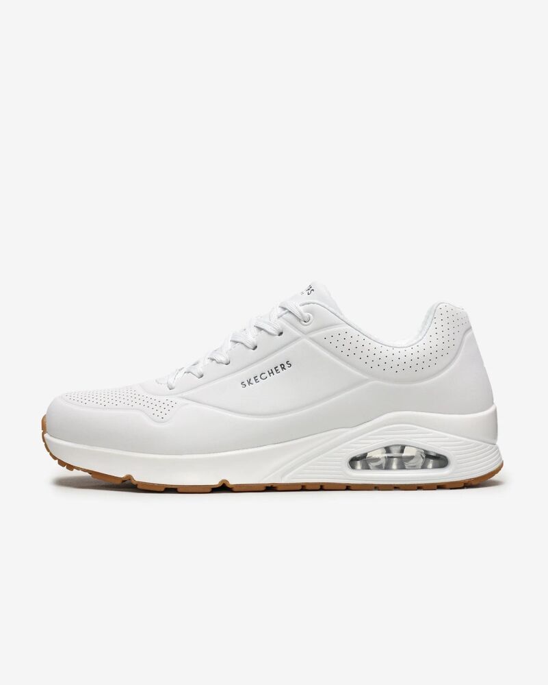 Skechers 10 Uno Stand On Air Erkek Ayakkabı 52458 WHT - 1
