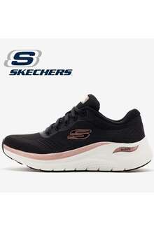 Skechers Arch Fit 2.0 Glow The Distance Kadın Ayakkabı 150067TK BKRG - 1