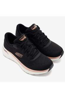 Skechers Arch Fit 2.0 Glow The Distance Kadın Ayakkabı 150067TK BKRG - 4