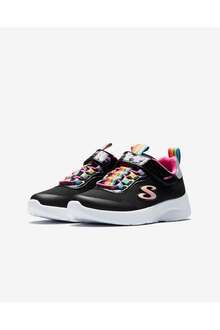 Skechers Dynamight 2.0 Rockinn Rainbow Çocuk Ayakkabı 302464L BKMT - 1
