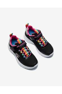 Skechers Dynamight 2.0 Rockinn Rainbow Çocuk Ayakkabı 302464L BKMT - 4