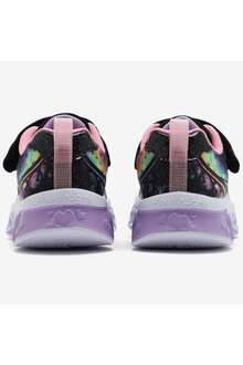 Skechers Flutter Hearl Lights Goovy Swirl Çocuk Ayakkabı 303253L BKPK - 5