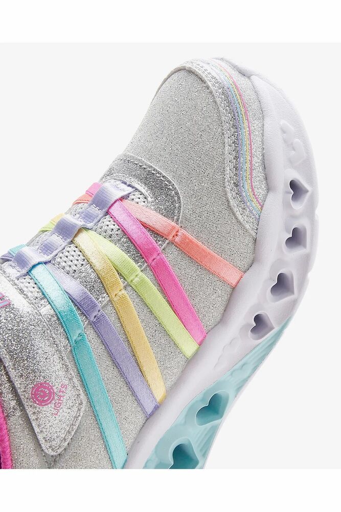 Skechers Flutter Heart Lights Rainbow Bestie Çocuk Ayakkabı 303252L SMLT - 5