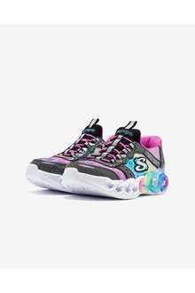 Skechers İnfinite Heart Lights Eternal Shimmer Çocuk Ayakkabı 303755L BKMT - 3