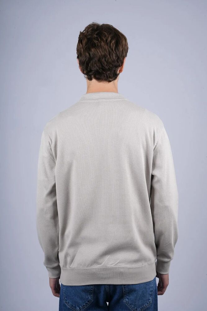 Sportuel Jsco Polo Yaka Fermuarlı Waffle Erkek Sweat - 4