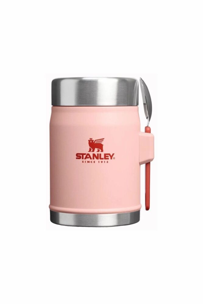 Stanley Classic Legendary Kaşıklı Yemek Termosu | 0.4L / 14Oz Pembe 10-11353-0111