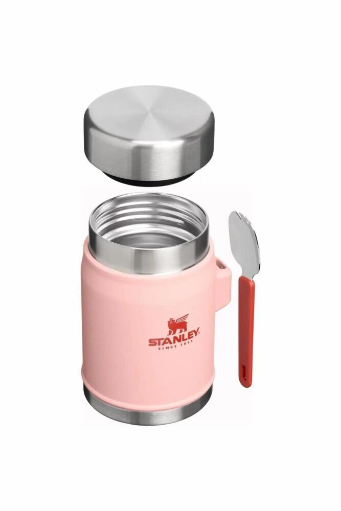 Stanley Classic Legendary Kaşıklı Yemek Termosu | 0.4L / 14Oz Pembe 10-11353-0111 (1)