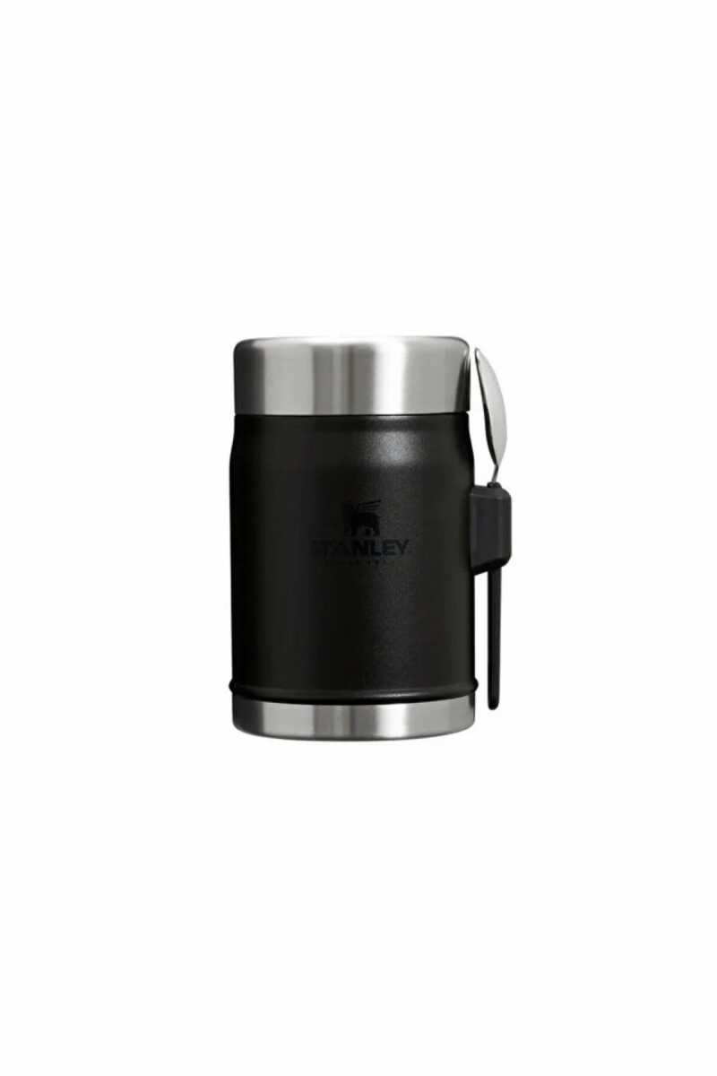 Stanley Classic Legendary Kaşıklı Yemek Termosu | 0.4L / 14Oz Siyah 10-11353-0105