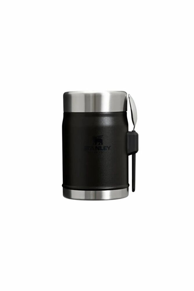 Stanley Classic Legendary Kaşıklı Yemek Termosu | 0.4L / 14Oz Siyah 10-11353-0105