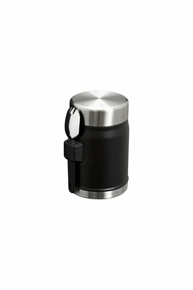 Stanley Classic Legendary Kaşıklı Yemek Termosu | 0.4L / 14Oz Siyah 10-11353-0105 (1)