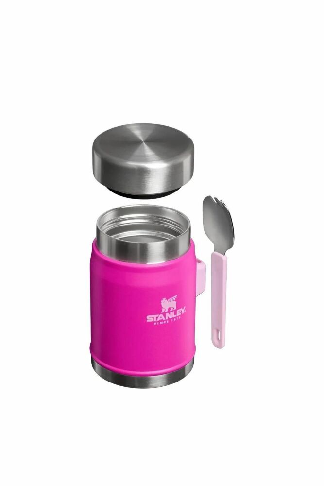 Stanley Classic The Legendary Food Jar+Spork Kaşıklı Yemek Termosu | 0.4L / 14oz Pembe 10-09382-115 - 3