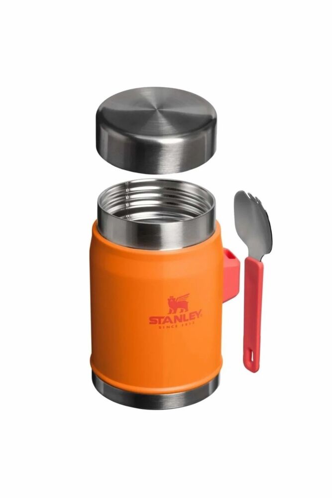 Stanley Classic The Legendary Food Jar+Spork Kaşıklı Yemek Termosu | 0.4L / 14oz Turuncu 10-09382-114 - 3