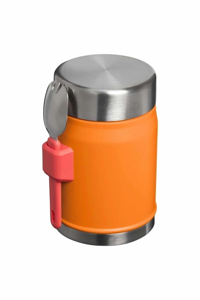 Stanley Classic The Legendary Food Jar+Spork Kaşıklı Yemek Termosu | 0.4L / 14oz Turuncu 10-09382-114 - 4