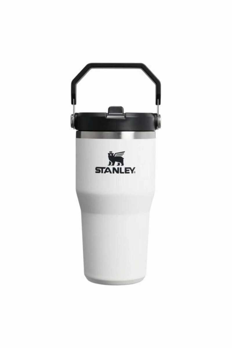 Stanley IceFlow™ Flip Straw 2.0 Tumbler Pipetli Termos | 0.60 L / 20Oz Beyaz 10-13425-0117
