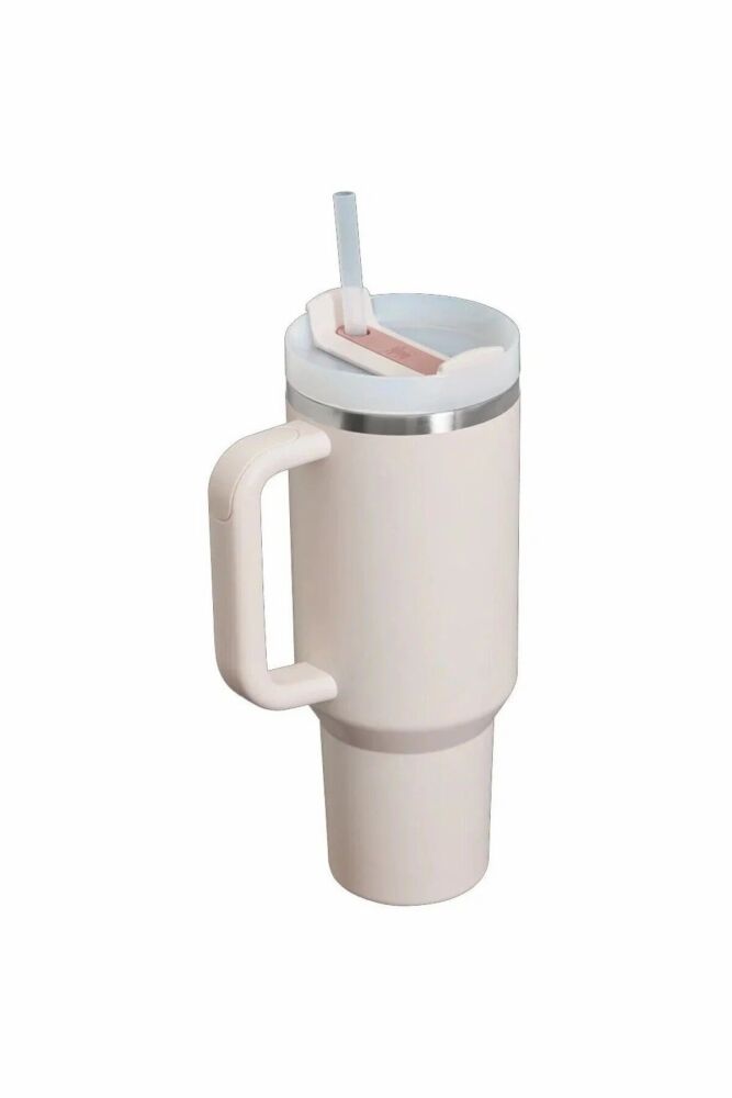 Stanley Quencher Pipetli Termos Bardak 1.18 Lt 1,18 LT Açık Pembe 10-13230-023 (1)