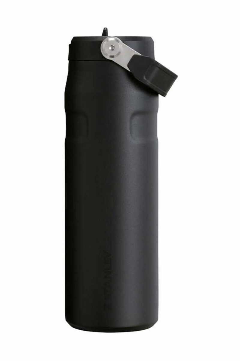 Stanley The IceFlow™ Bottle Flip Straw Pipetli Termos Bardak 2.0 0,70 LT / 24oz Siyah 10-11283-143