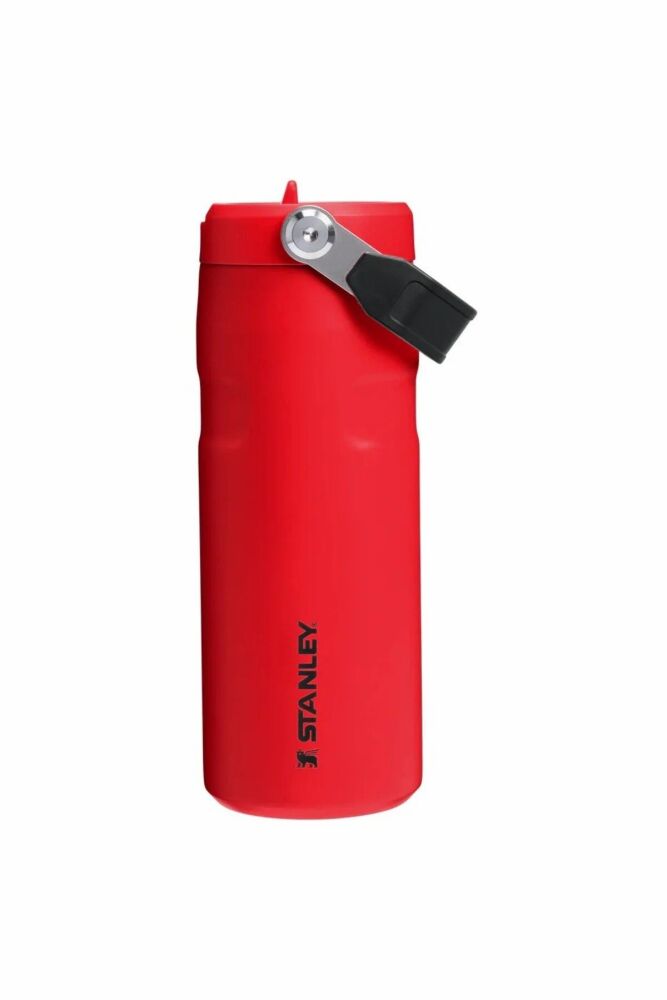 Stanley The IceFlow Flip Straw 2.0 Pipetli Termos Bardak 0,47 LT / 16Oz Kırmızı 10-12110-0211