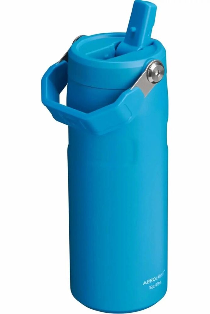 Stanley The IceFlow™ Flip Straw 2.0 Pipetli Termos Bardak 0,47 LT / 16Oz Mavi 10-12110-120 (1)