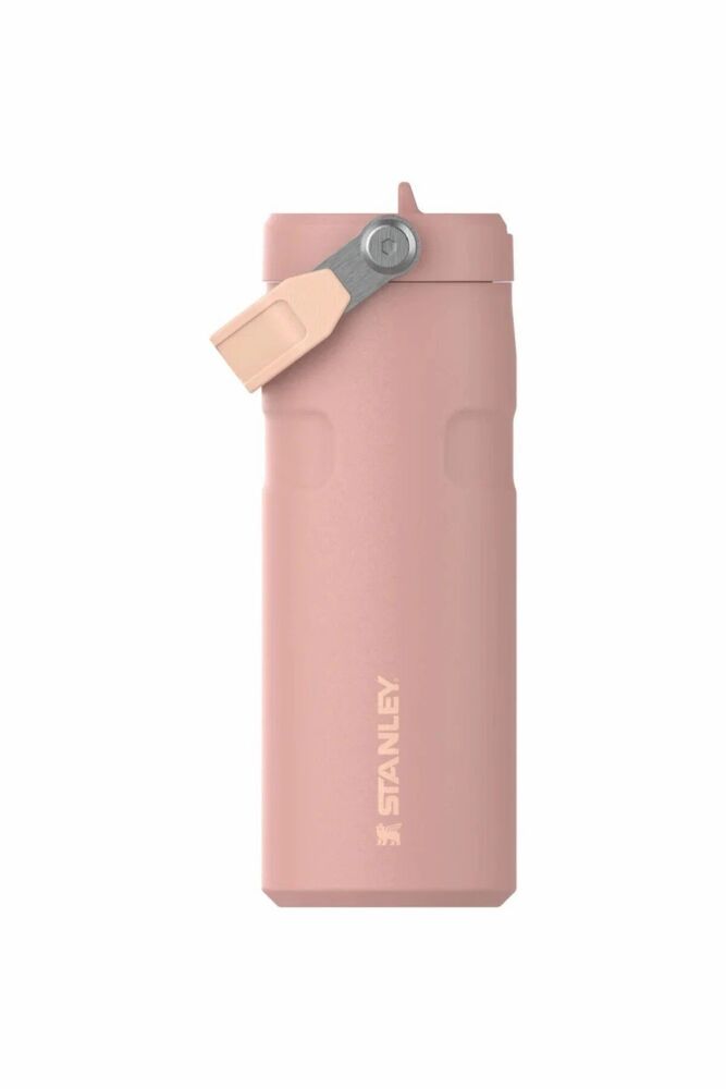 Stanley The IceFlow Flip Straw 2.0 Pipetli Termos Bardak 0,47 LT / 16Oz Pembe 10-12110-0215