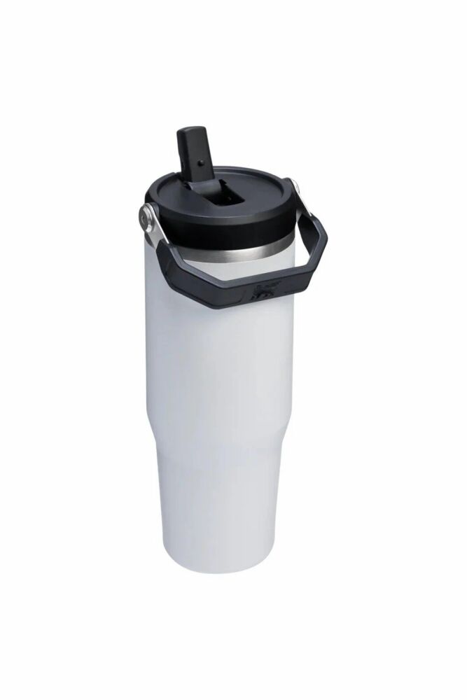Stanley The IceFlow™ Flip Straw 2.0 Pipetli Termos Bardak 0,89 LT / 30Oz Beyaz 10-13424-0195 (1)