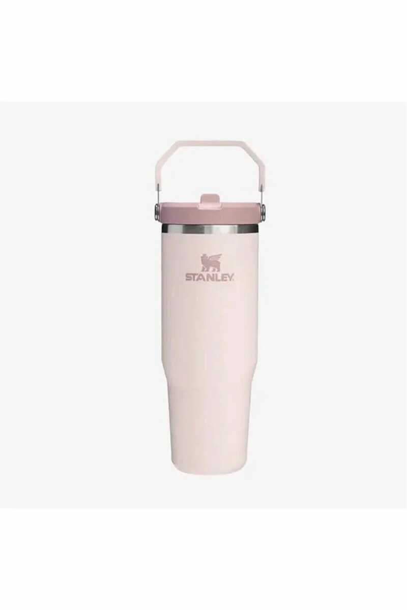 Stanley The IceFlow™  Flip Straw 2.0 Pipetli Termos Bardak 0,89 LT / 30Oz Pembe 10-12043-070