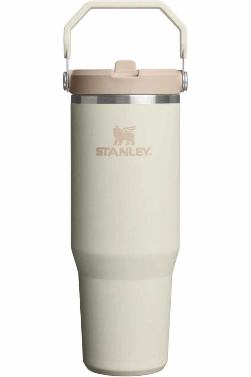 Stanley The IceFlow Flip Straw 2.0 Pipetli Termos Bardak 0,89 LT Bej 10-13424-0197