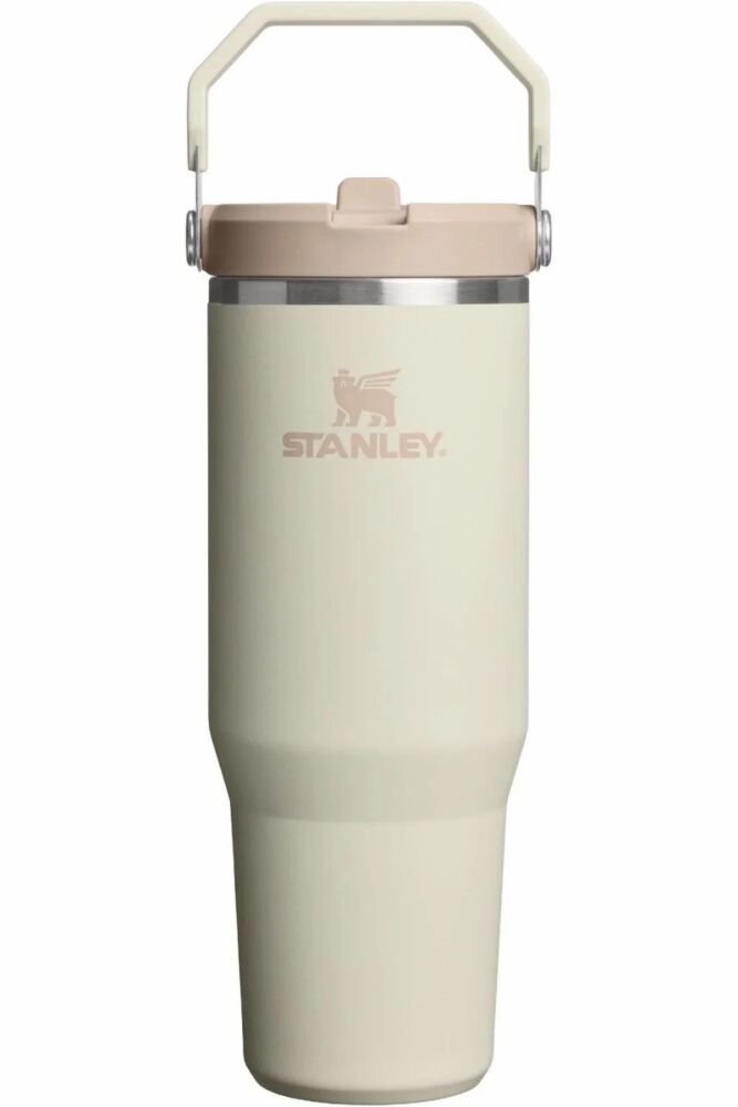 Stanley The IceFlow Flip Straw 2.0 Pipetli Termos Bardak 0,89 LT Bej 10-13424-0197