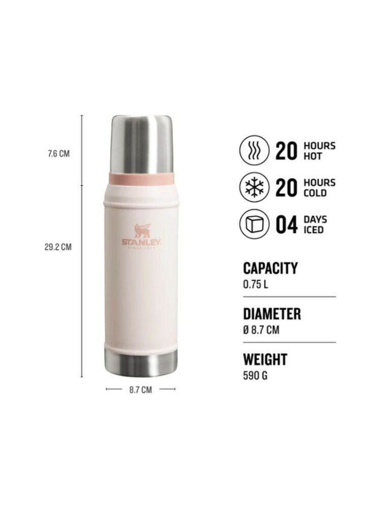Stanley The Legendary Classic Bottle 0.75 L / 25oz Pembe 10-01612-063 (1)