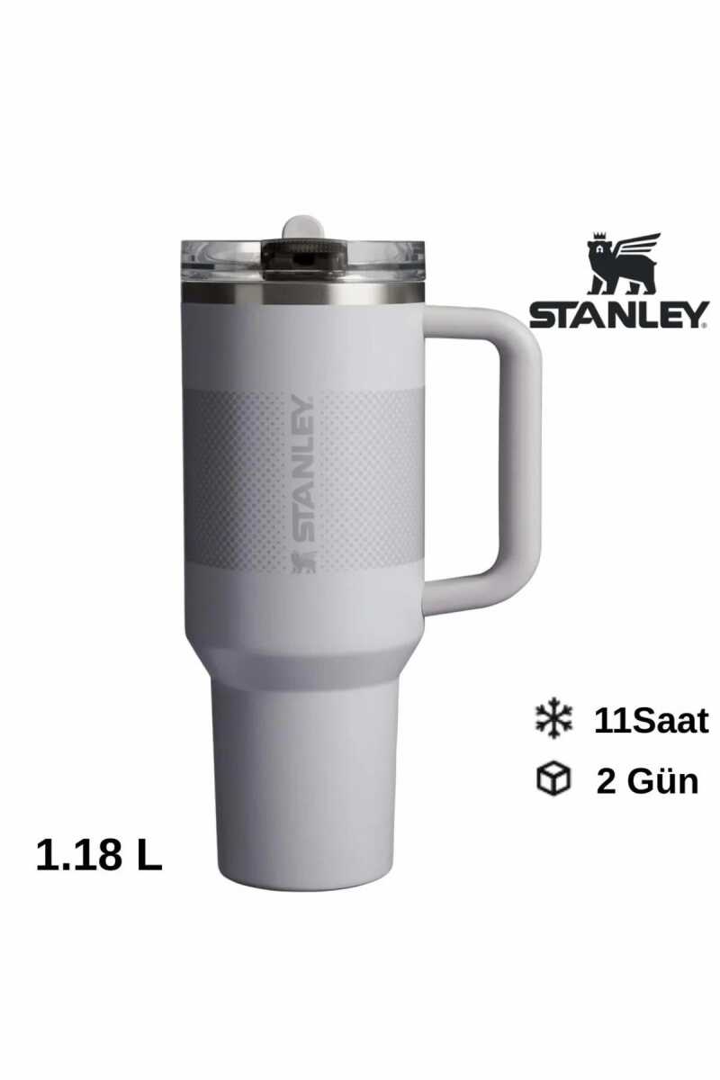 Stanley The Quencher ProTour Flip Straw Tumbler Pipetli Termos 1,18 LT / 40oz Gri 10-12486-098
