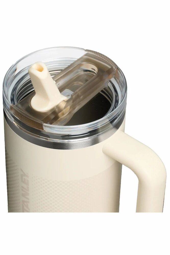 Stanley The Quencher ProTour Flip Straw Tumbler Pipetli Termos 1,18 LT / 40oz Krem 10-12486-099 (1)