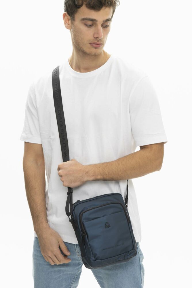 United Colors of Benetton Unisex Çapraz Çanta Siyah BNT_541 (1)