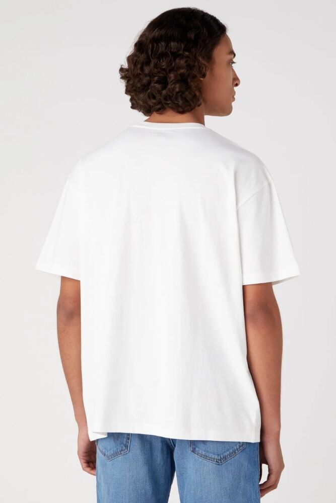 Wrangler Bisiklet Yaka Erkek T-shirt W7C4EE989 - 4