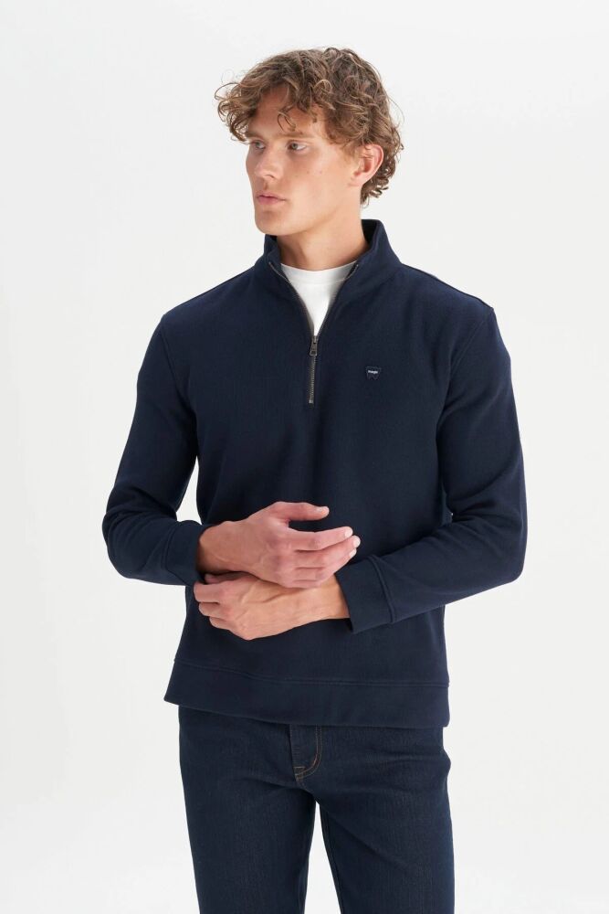 Wrangler Erkek Half Zip Sweatshirt W2520532410