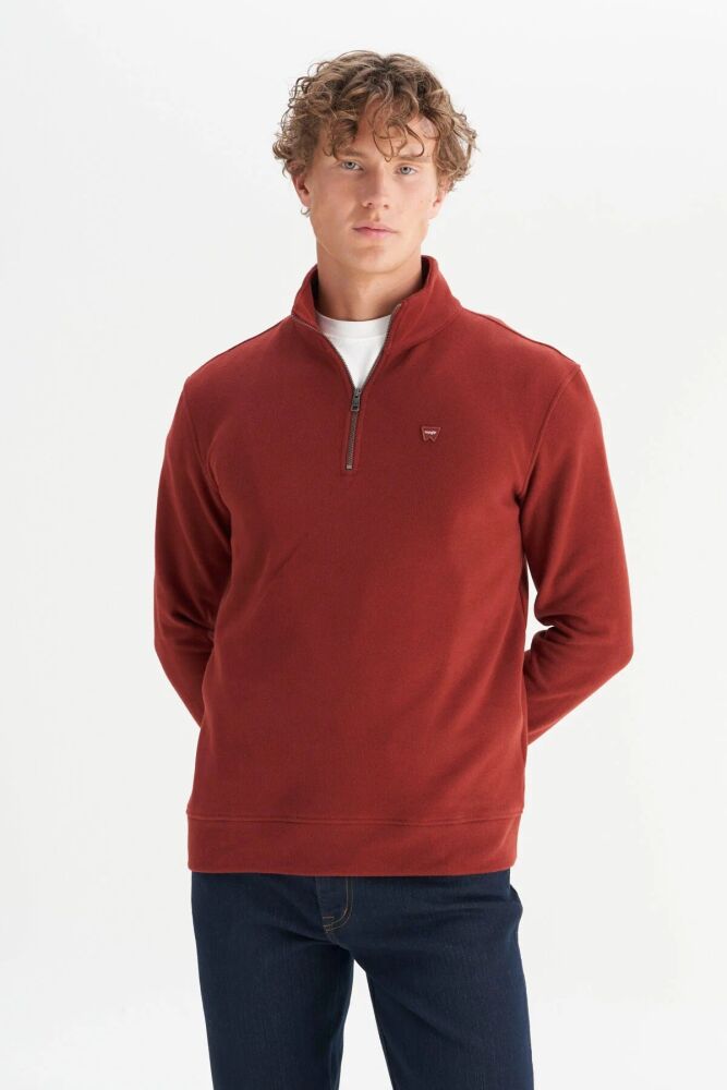 Wrangler Erkek Half Zip Sweatshirt W2520532810