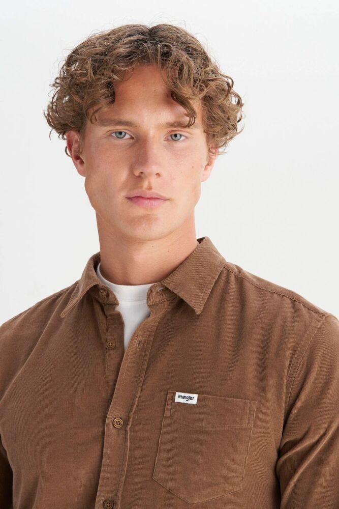 Wrangler Erkek Kadife Gömlek MW5A14A211 - 4