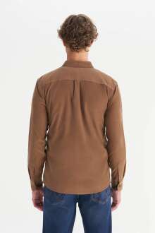 Wrangler Erkek Kadife Gömlek MW5A14A211 - 5